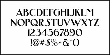 OFFICE MANAGER JNL by Jeff Levine Fonts — Decorative Font — thumbnail 3