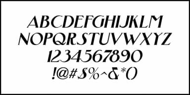 OFFICE MANAGER JNL by Jeff Levine Fonts — Decorative Font — thumbnail 5