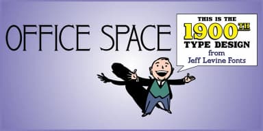 OFFICE SPACE JNL by Jeff Levine Fonts — Decorative Font — thumbnail 2