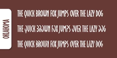 OKLAHOMA PRO by SoftMaker — Decorative Font — thumbnail 5