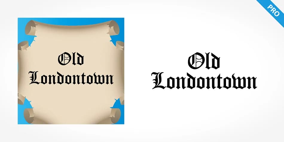 Old Londontown Pro by SoftMaker — Blackletter Font