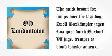 Old Londontown Pro by SoftMaker — Blackletter Font — thumbnail 4