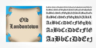 Old Londontown Pro by SoftMaker — Blackletter Font — thumbnail 5