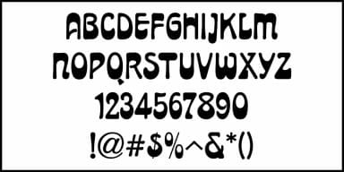 OLD TIME NOUVEAU JNL by Jeff Levine Fonts — Decorative Font — thumbnail 3