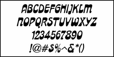 OLD TIME NOUVEAU JNL by Jeff Levine Fonts — Decorative Font — thumbnail 5