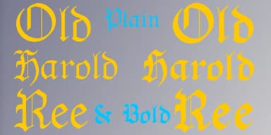 OldHaroldRee by Ingrimayne Type — Blackletter Font — thumbnail 6