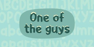 One of the guys by Pizzadude.dk — Decorative Font — thumbnail 1