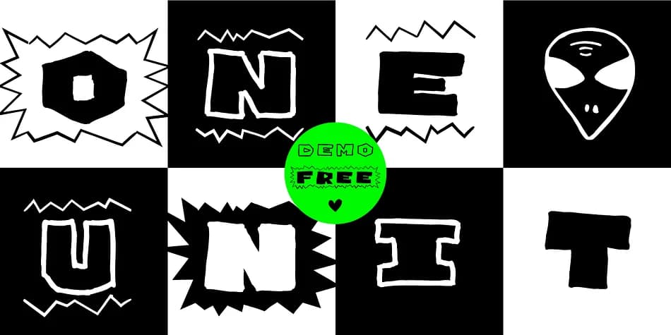 ONE UNITED FONT by Typo Graphic Design — Dingbats Font