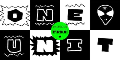 ONE UNITED FONT by Typo Graphic Design — Dingbats Font — thumbnail 1