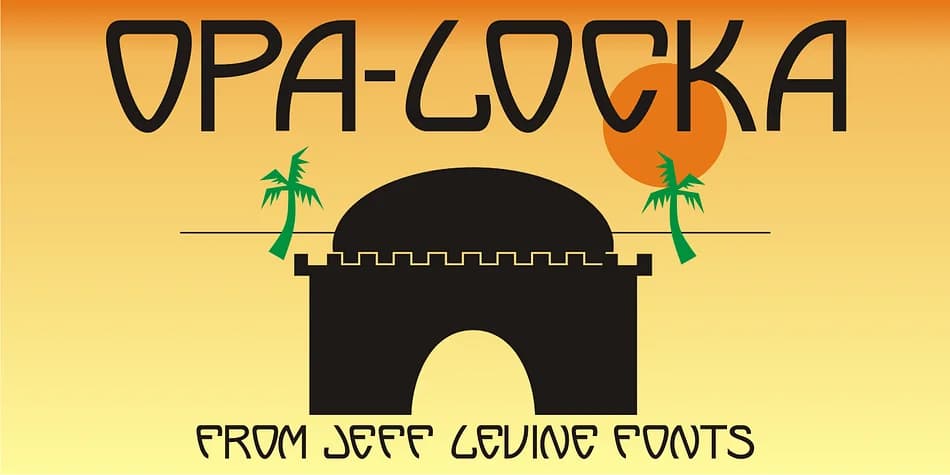 OPALOCKA JNL by Jeff Levine Fonts — Decorative Font
