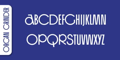ORGAN GRINDER by SoftMaker — Decorative Font — thumbnail 2