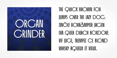 ORGAN GRINDER by SoftMaker — Decorative Font — thumbnail 4
