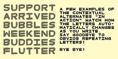 Organic Tuesday by Bogstav — Display Font — thumbnail 5