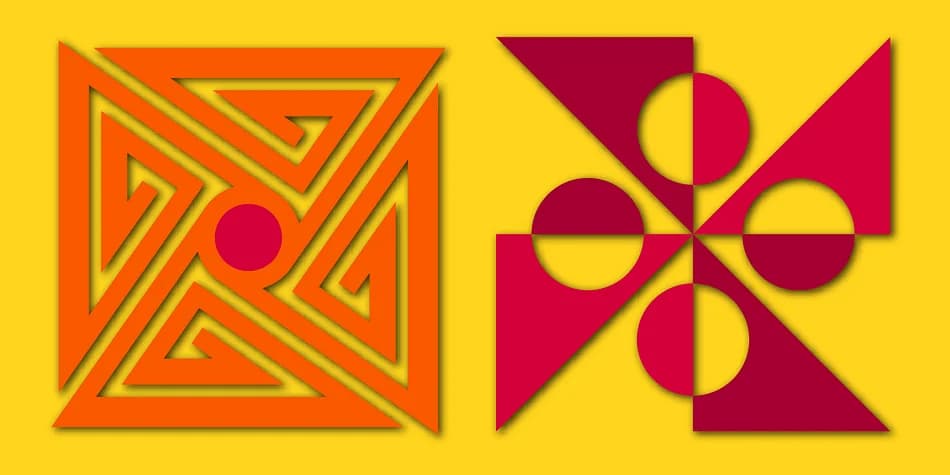 Oriental Ornaments by Gerald Gallo Fonts — Dingbats Font