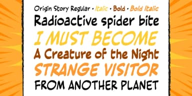Origin Story by Comicraft — Decorative Font — thumbnail 2