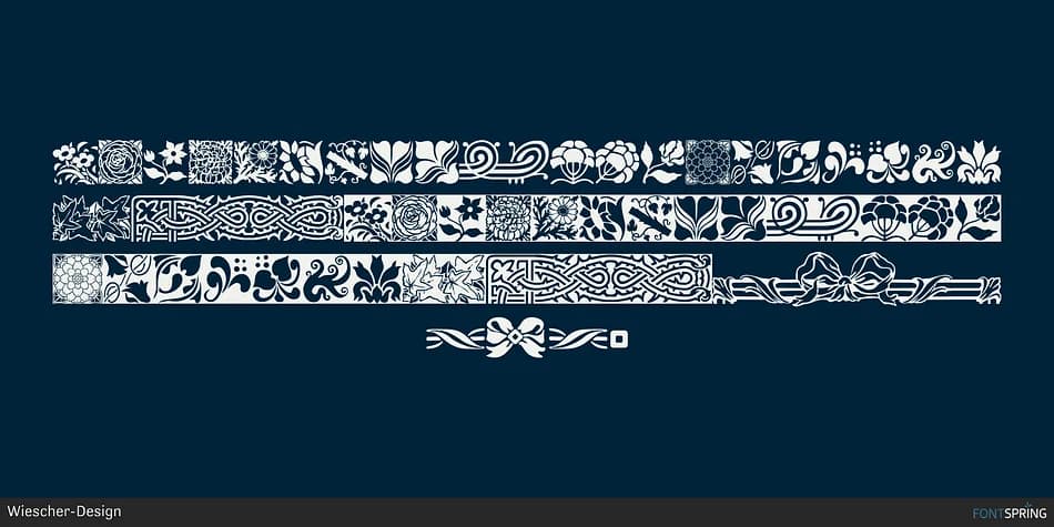 OrnataF by Wiescher-Design — Dingbats Font