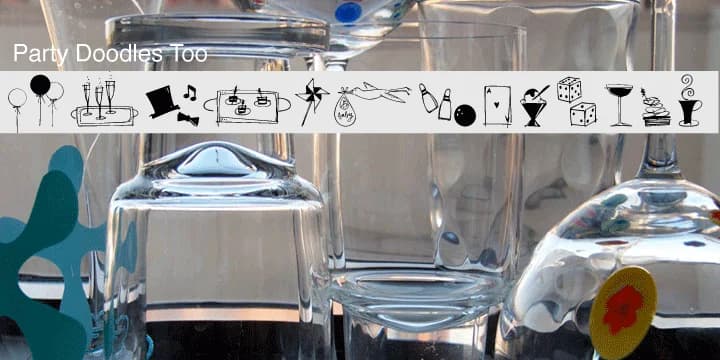 Party Doodles Too by Outside the Line — Dingbats Font