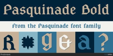Pasquinade by Protimient — Blackletter Font — thumbnail 2