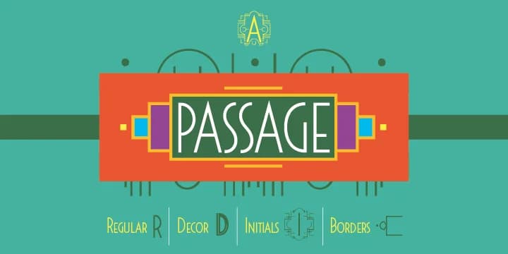 Passage by Tour de Force Font Foundry — Decorative Font