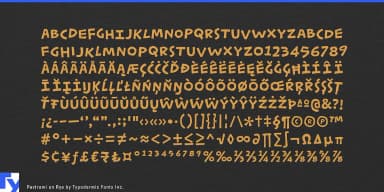 PASTRAMI ON RYE by Typodermic Fonts Inc. — Decorative Font — thumbnail 5