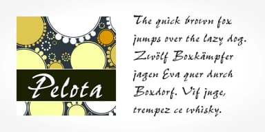 Pelota Pro by SoftMaker — Display Font — thumbnail 4