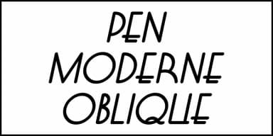 PEN  MODERNE JNL by Jeff Levine Fonts — Decorative Font — thumbnail 4