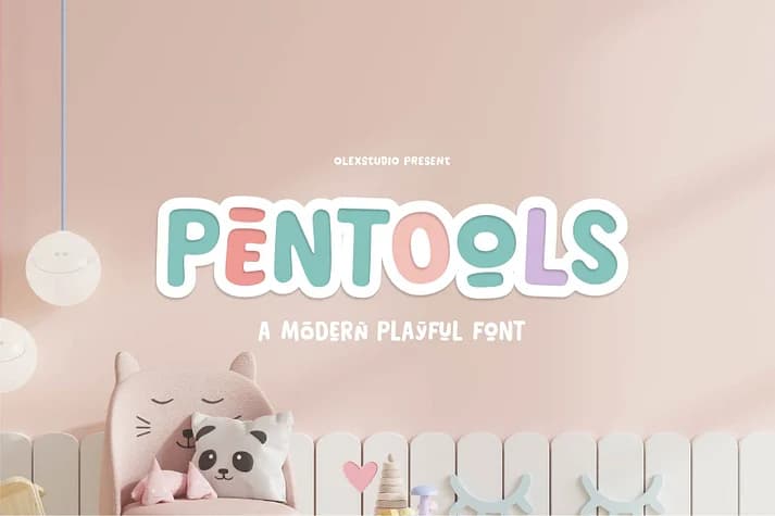 Pentools by olexstudio — Decorative Font