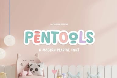 Pentools by olexstudio — Decorative Font — thumbnail 1