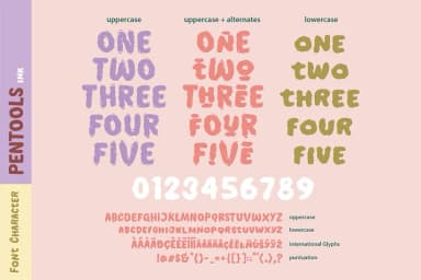 Pentools by olexstudio — Decorative Font — thumbnail 5
