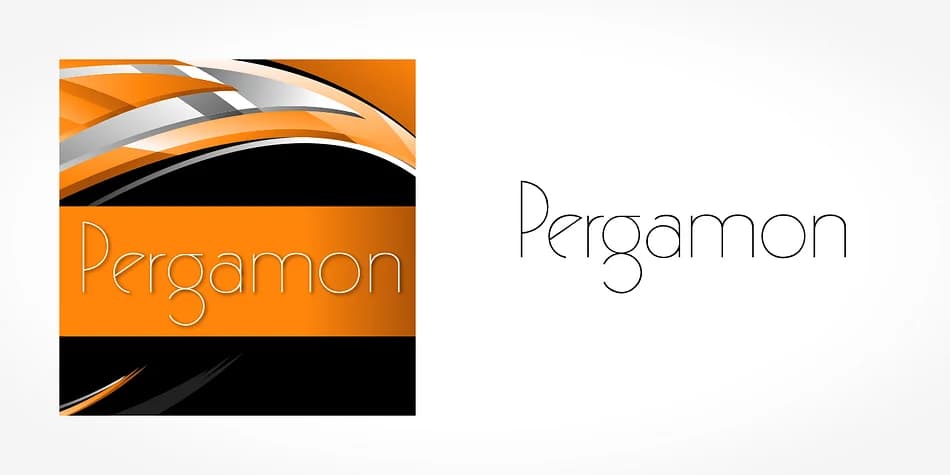 Pergamon by SoftMaker — Decorative Font