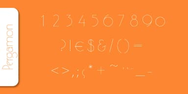 Pergamon by SoftMaker — Decorative Font — thumbnail 4