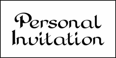 Personal Invitation JNL by Jeff Levine Fonts — Blackletter Font — thumbnail 2