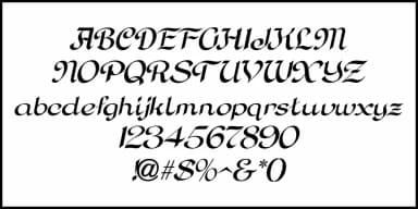 Personal Invitation JNL by Jeff Levine Fonts — Blackletter Font — thumbnail 5
