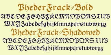 PhederFrack by Ingrimayne Type — Blackletter Font — thumbnail 4