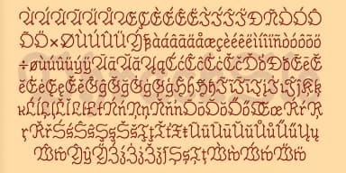 PhrackSle by Ingrimayne Type — Blackletter Font — thumbnail 10