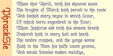 PhrackSle by Ingrimayne Type — Blackletter Font — thumbnail 5