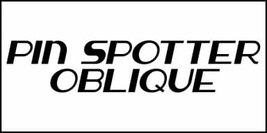 PIN SPOTTER JNL by Jeff Levine Fonts — Decorative Font — thumbnail 4