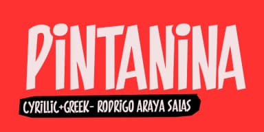 PINTANINA by Rodrigo Typo — Decorative Font — thumbnail 2