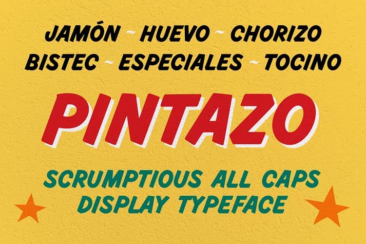 Pintazo by Ben Harman Design — Decorative Font