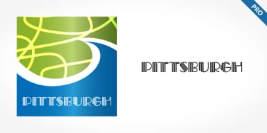 PITTSBURGH PRO by SoftMaker — Decorative Font — thumbnail 1
