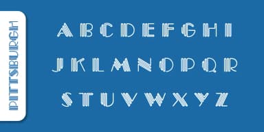 PITTSBURGH PRO by SoftMaker — Decorative Font — thumbnail 2