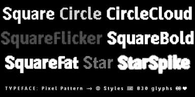 PIXEL pattern by Typo Graphic Design — Dingbats Font — thumbnail 3