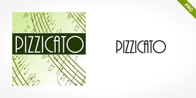 PIZZICATO PRO by SoftMaker — Decorative Font — thumbnail 1