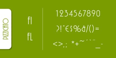 PIZZICATO PRO by SoftMaker — Decorative Font — thumbnail 5