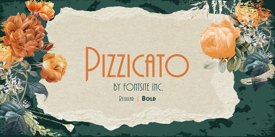 Pizzicato by FontSite Inc. — Decorative Font — preview 1