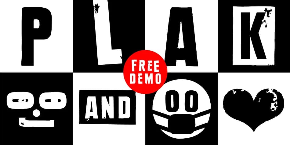 PLAKAT Wood by Typo Graphic Design — Dingbats Font