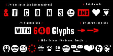 PLAKAT Wood by Typo Graphic Design — Dingbats Font — thumbnail 3