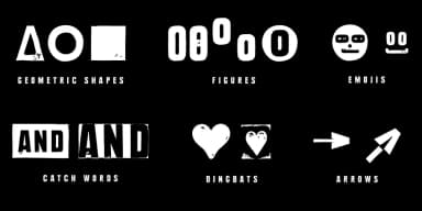 PLAKAT Wood by Typo Graphic Design — Dingbats Font — thumbnail 5