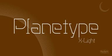 Planetype by CozyFonts Foundry — Display Font — thumbnail 3