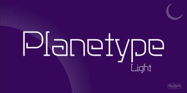 Planetype by CozyFonts Foundry — Display Font — thumbnail 4